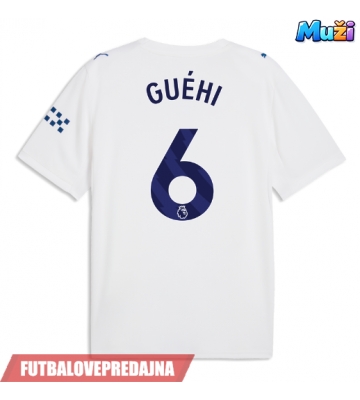 Lacne Muži Futbalové dres Manchester City Marc Guehi #6 2026-27 Krátky Rukáv - Tretina